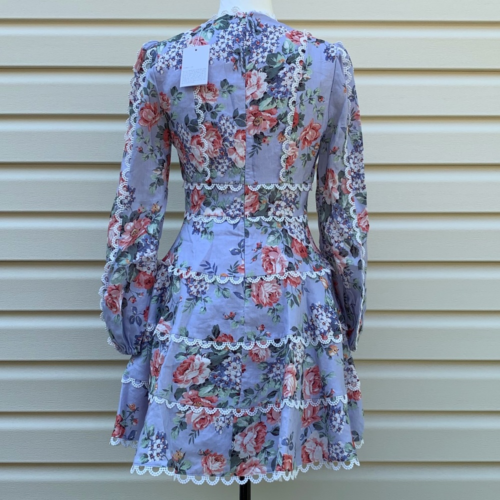 NWT Zimmerman Bowie Flounce Dress - Picture 5 of 8